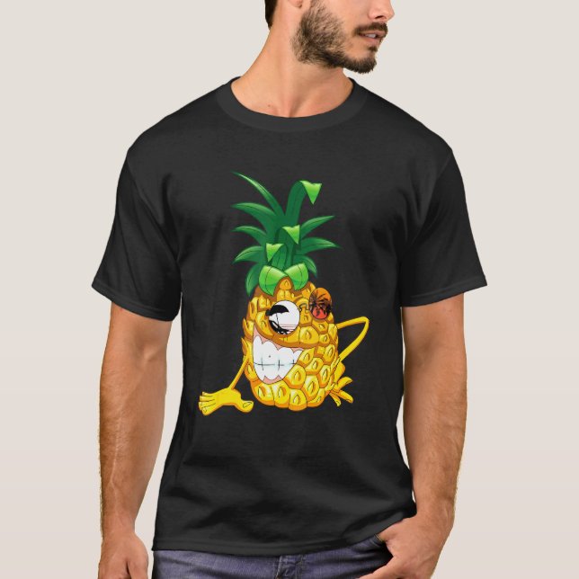 Camiseta Abacaxi Sunglass Aloha Beaches Havaiano (Frente)