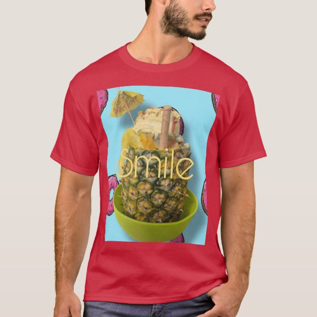 Camiseta Abacaxi Tropical (Frente)