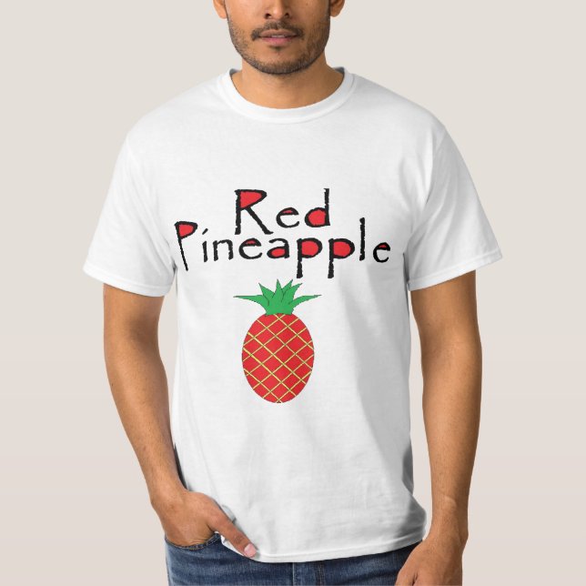 Camiseta abacaxi vermelho (Frente)