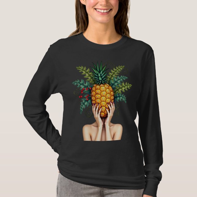 Camiseta Abacaxis estão na minha cabeça (Frente)