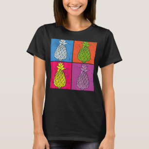 Camiseta Abacaxis pop Verão Fruta Exótica Pineau tropical