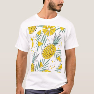 Camiseta Abacaxis suculentos: padrão de safra brilhante.