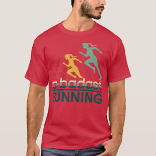 Camiseta abadass Running vintage, badass Running vintage
