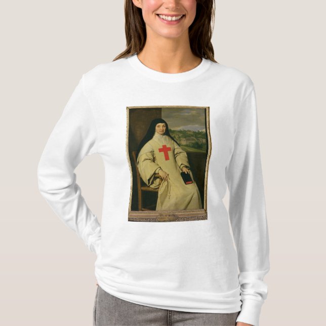 Camiseta Abadessa de Angelique Arnauld da mãe (Frente)
