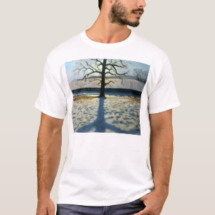 Camiseta Abadia Derbyshire de Calke da árvore e da sombra