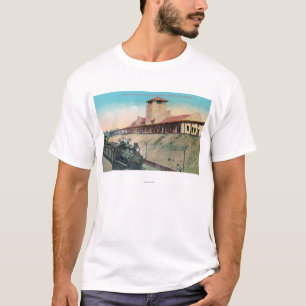 Camiseta Abaixe a vista do grande depósito do norte e