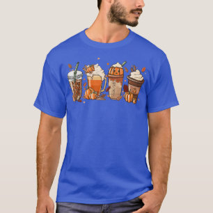 Camiseta Abaixe O Café Abóbora As Bebidas Láteas Bebem Pump