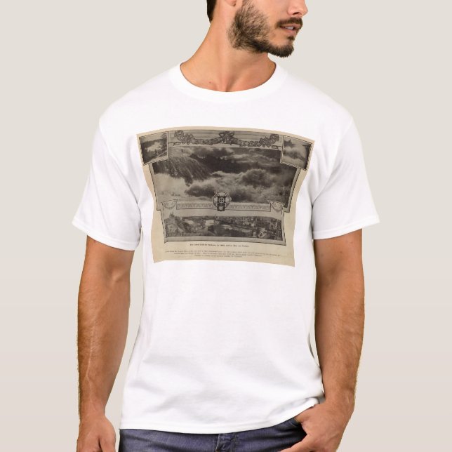 Camiseta Abaixe quedas, Spokane (Frente)