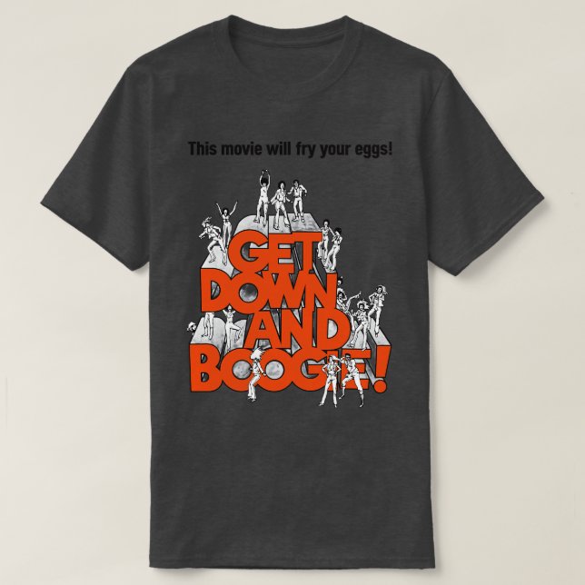Camiseta Abaixe-Se E Boogie Movie (Frente do Design)