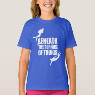 Camiseta Abaixo Da Superfície   Cotação Divisória Scuba