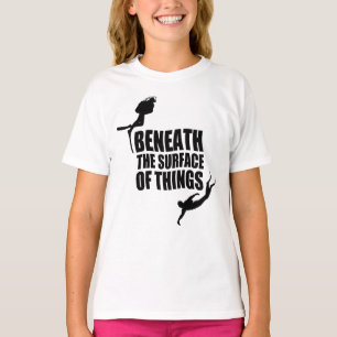 Camiseta Abaixo Da Superfície Cotação Divisória Scuba