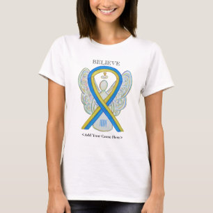 Camiseta Abaixo Síndrome de Sensibilização Fita Angel T-Shi