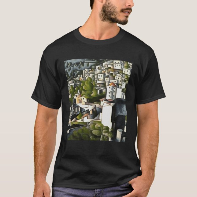 Camiseta Abandoned Houses Of Kayakoy Abstract (Frente)