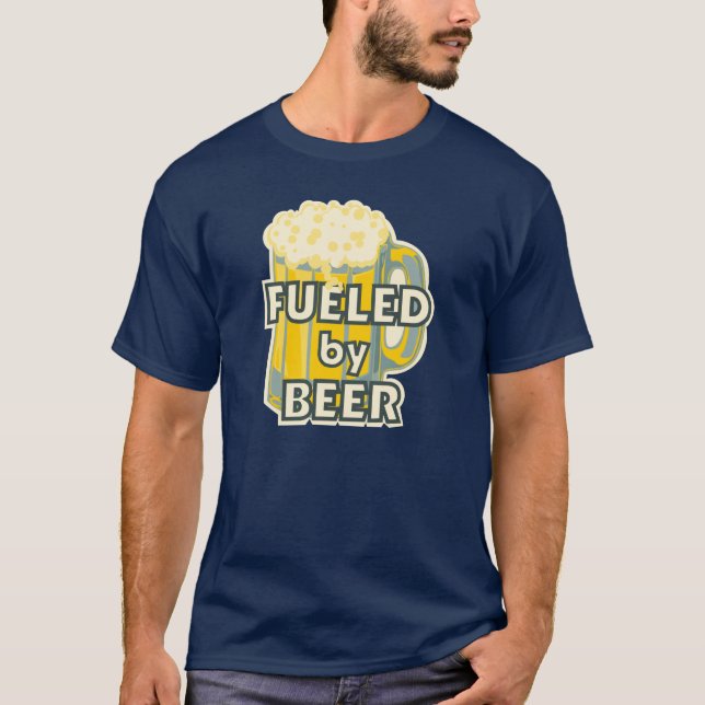 Camiseta Abastecido pela cerveja (Frente)