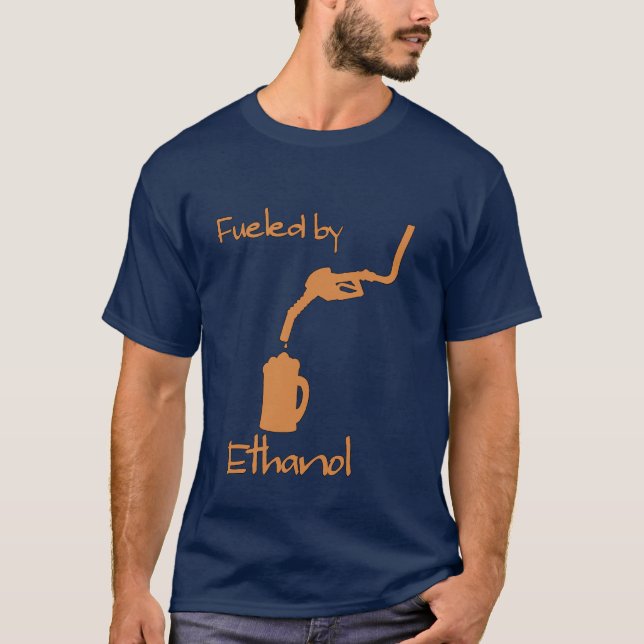 Camiseta Abastecido pelo álcool etílico (Frente)