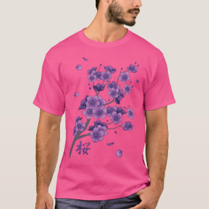 Camiseta Abate de Ametyst Purple Sakura Cherry Blossom Bran