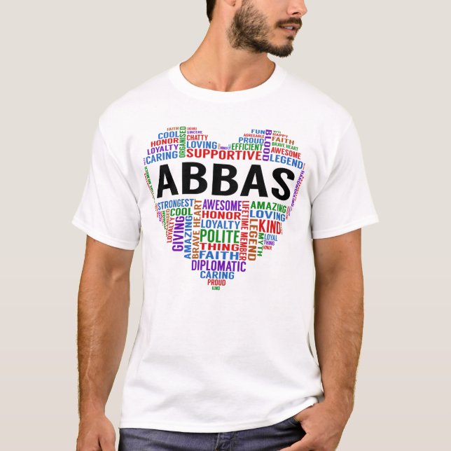 Camiseta ABBAS Legend Heart (Frente)