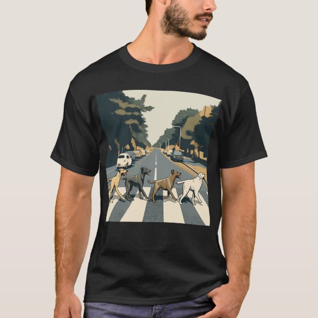 Camiseta Abbey Road Dog (Frente)