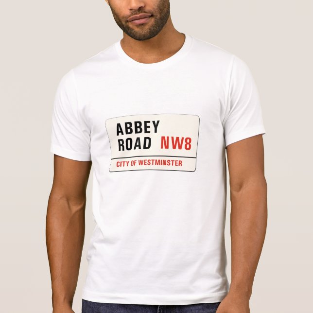 Camiseta Abbey Road, London Street Sign (Frente)