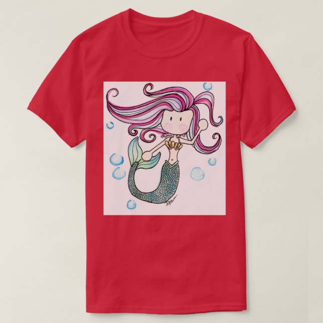 Camiseta Abbi, a Sereia (Frente do Design)