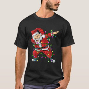 Camiseta Abbing Papai Noel Árvore de Natal Luz Criança