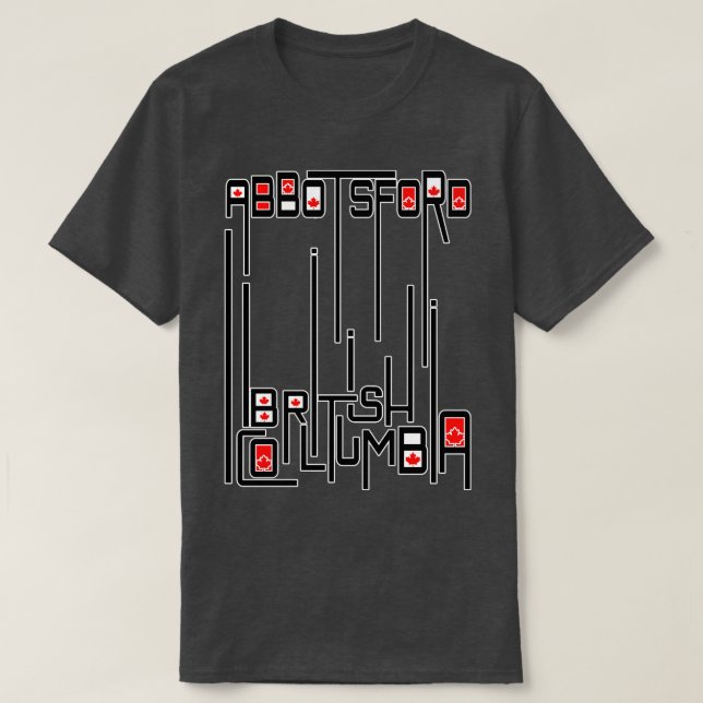 Camiseta Abbotsford British Columbia (Frente do Design)