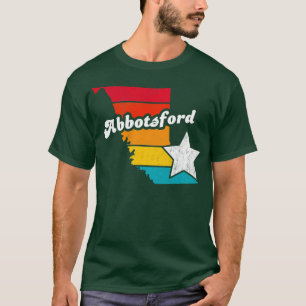 Camiseta Abbotsford British Columbia Canada Vintage Distres