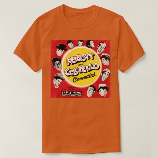 Camiseta Abbott e Costello Comedies (Frente do Design)