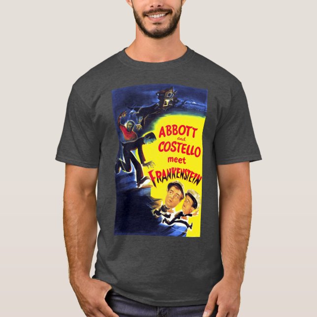 Camiseta Abbott e Costello encontram-se com Poster (Frente)