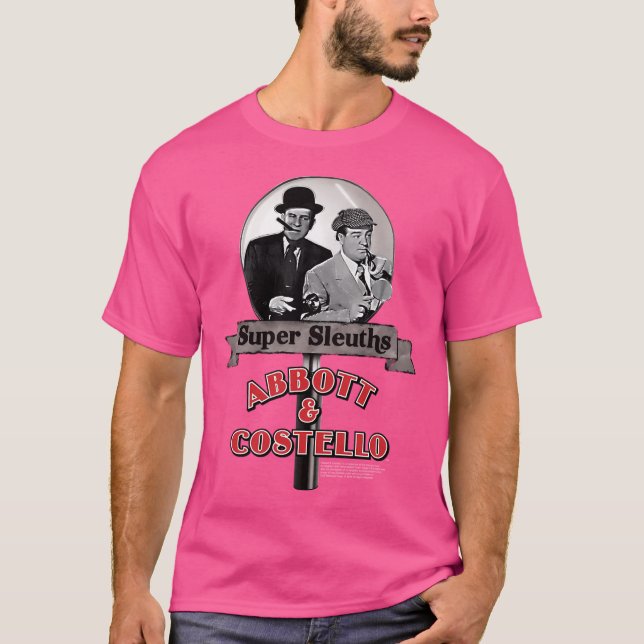 Camiseta Abbott E Costello Super Sleuths (Frente)