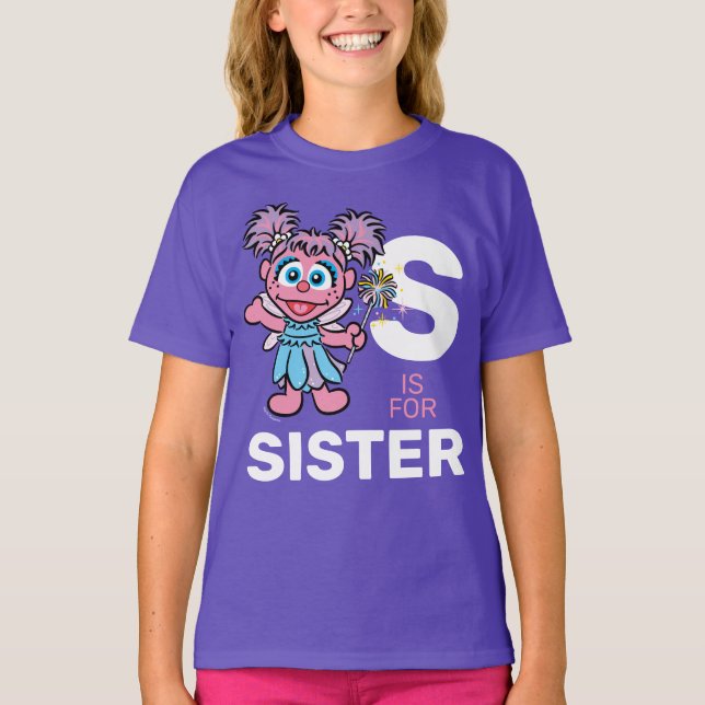 Camiseta Abby Cadabby | S é para Irmã (Frente)