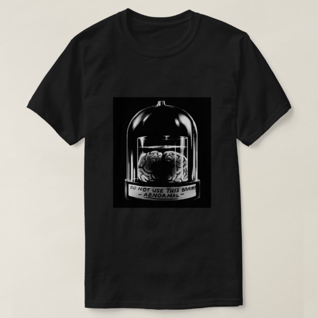 Camiseta Abby Normal BLACK Poster (Frente do Design)