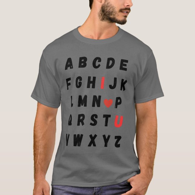 Camiseta ABC I Love You Day T-Shirt (Frente)