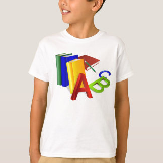 Camiseta ABC livros