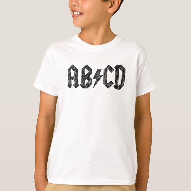 Camiseta ABCD Rocks (Frente)