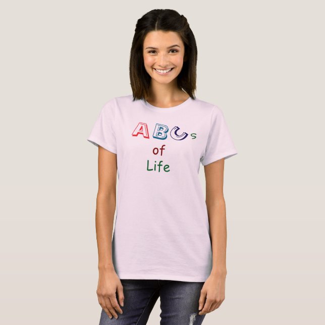 Camiseta ABCs of life T-Shirt (Frente Completa)