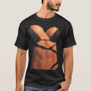 Camiseta Abdominais Falsos