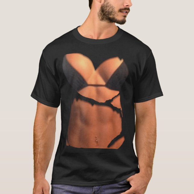 Camiseta Abdominais Falsos (Frente)