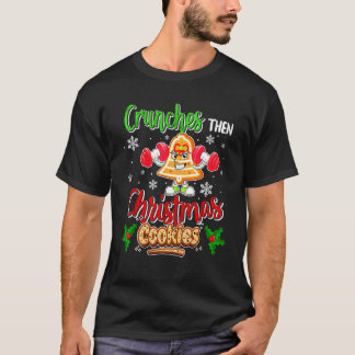 Camiseta Abdominal Depois Biscoitos De Natal Pão De Mel Fit