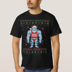 Camiseta Abdominal Snowman Xmas Jumper