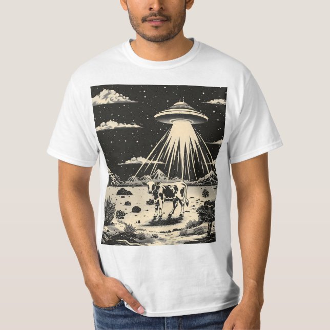 Camiseta Abdução de alienígenas (Frente)