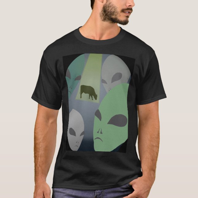 Camiseta Abdução de alienígenas (Frente)