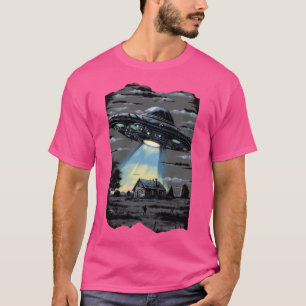 Camiseta Abdução De alienígenas Ufo Saucer Voador