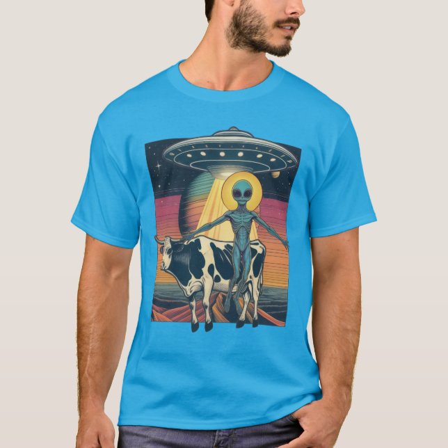 Camiseta Abdução de Fazendas cósmicas (Frente)