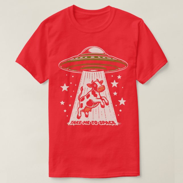 Camiseta Abdução De Vaca (Frente do Design)