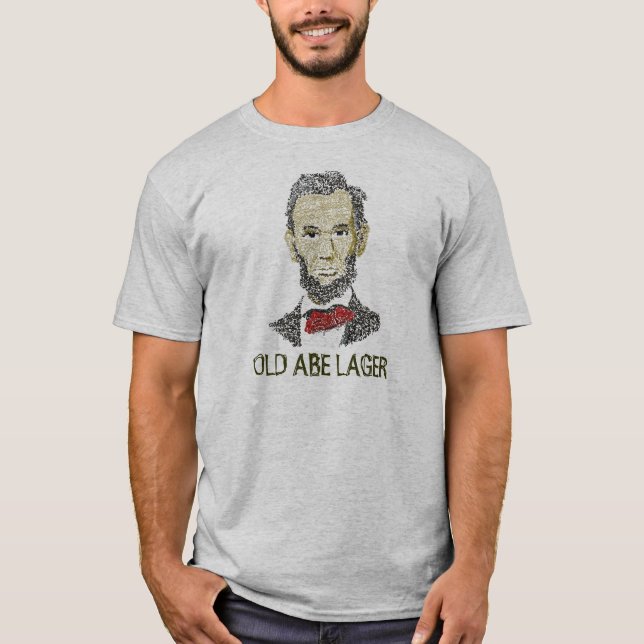CAMISETA ABE, CERVEJA PILSEN VELHA DE ABE (Frente)