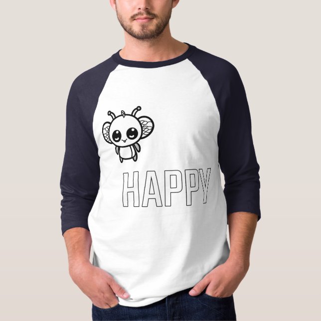 Camiseta Abe Feliz :) (Frente)