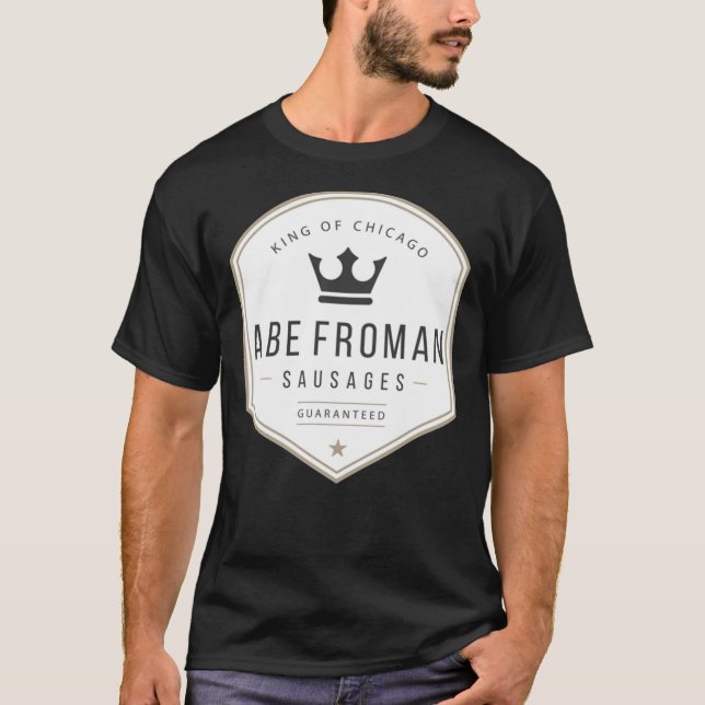 Camiseta Abe Froman - Rei Salsicha de Chicago Clássico T-Sh (Frente)