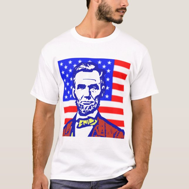 Camiseta ABE LINCOLN 3 T-Shirt (Frente)