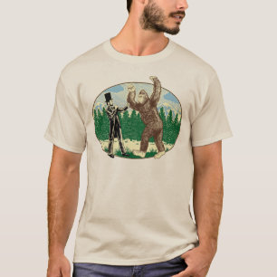 Camiseta ABE LINCOLN: CAÇADOR de SASQUATCH - logotipo